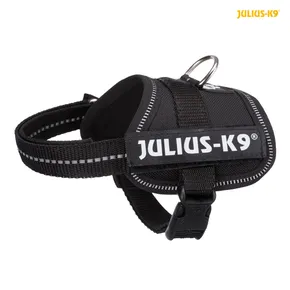 Julius-K9 Powergeschirr Baby 2/XS-S 33-45 cm, - schwarz